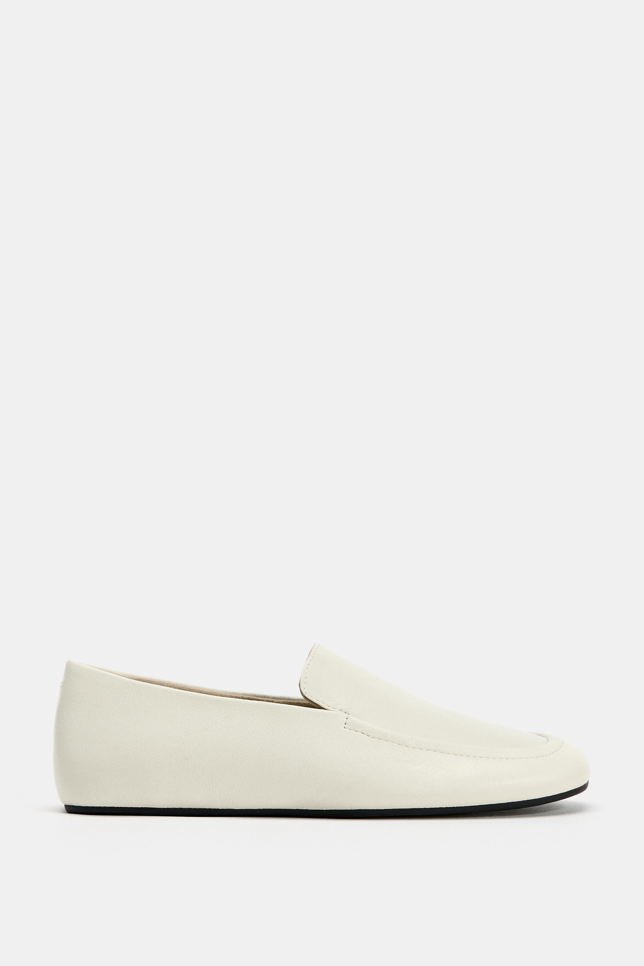 SOFT LEATHER FLAT LOAFERS